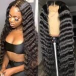 Perruque Deep Wave – Noir Naturel – Jusqu'à 34 pouces – HD Lace – Image 2