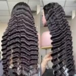 Perruque Deep Wave – Noir Naturel – Jusqu'à 34 pouces – HD Lace – Image 3